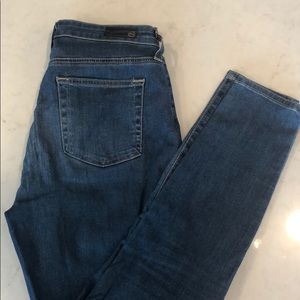 AG Mila High Rise Ankle Jeans Lt Blue Size 29R